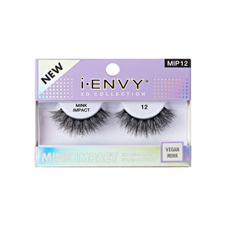 KISS - IEK 3D COLLECTION MINK IMPACT EYELASHES 12