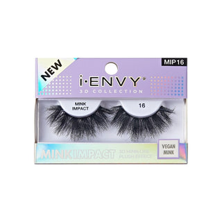 KISS - IEK 3D COLLECTION MINK IMPACT EYELASHES 16