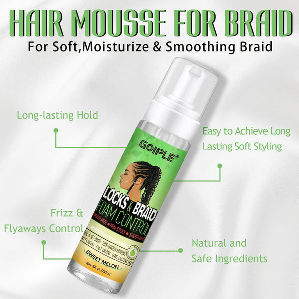 GOIPLE - Locks & Braid Foam Control SWEET MELON