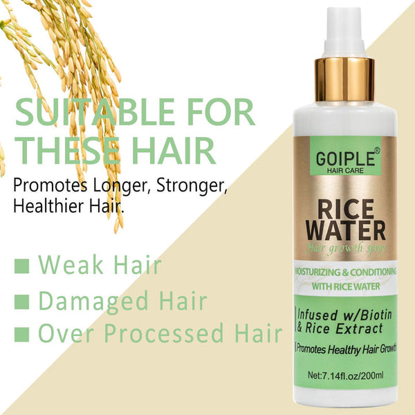 GOIPLE - Rice Water For Hair Growth All Natural Vegan