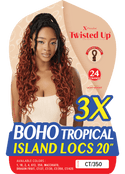 OUTRE - X-PRESSION - TWISTED UP - BOHO TROPICAL ISLAND LOCS 20