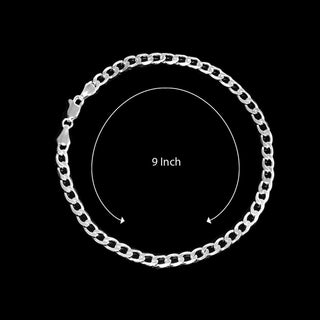 GNS - Silver Premium Anklet #KA0105S