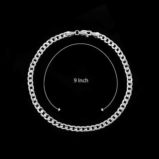 GNS - Silver Premium Anklet #KA0113S