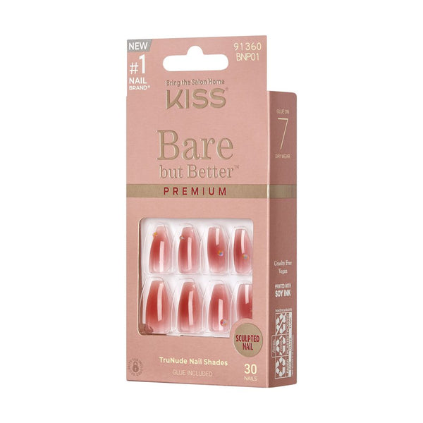 KISS - BARE-BUT-BETTER PREMIUM NAILS - SHINE