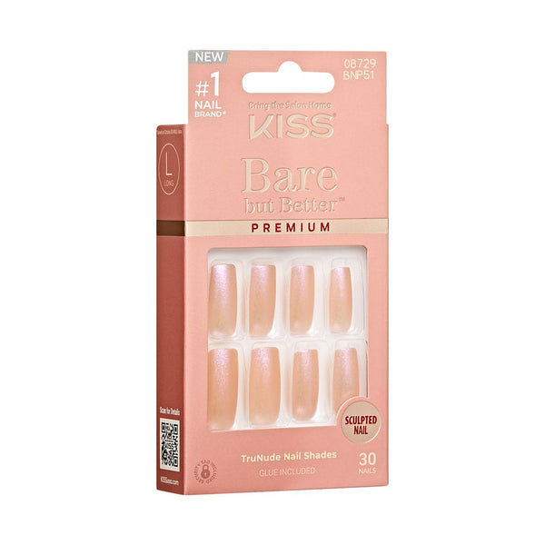 KISS - BARE-BUT-BETTER PREMIUM NAILS - SWEET