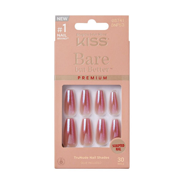 KISS - KS BARE-BUT-BETTER PREMIUM NAILS - SHINY