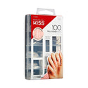 KISS - 100 NAILS - XL CLEAR COFFIN NAILS