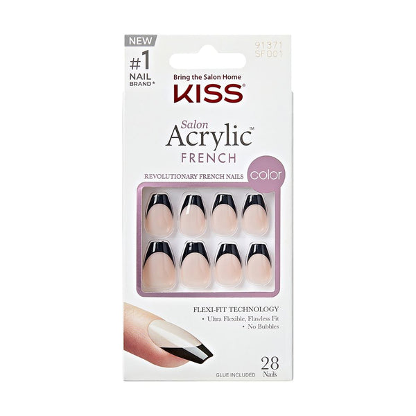 KISS - SALON ACRYLIC FRENCH COLOR - FLAME