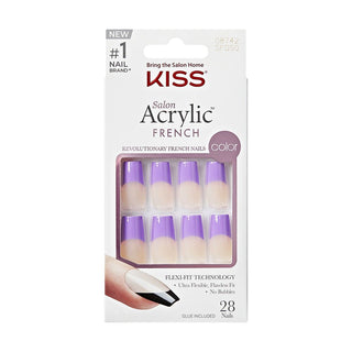 KISS - SALON ACRYLIC FRENCH COLOR - FLAMES