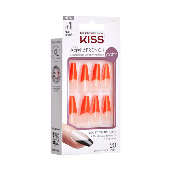 KISS - SALON ACRYLIC FRENCH COLOR - LAVENDER