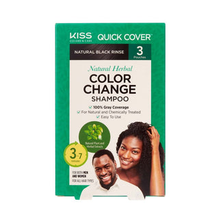 KISS - COLOR CHANGE SHAMPOO NATURAL BLACK