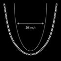 GNS - Silver Chain Necklace (KN0013S)