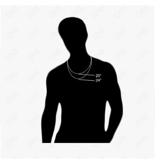 GNS - Silver Chain Necklace (KN0013S)