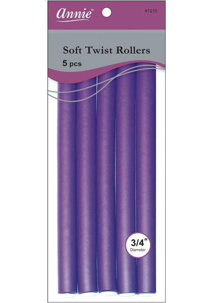 ANNIE - Professional Soft Twist Rollers 3/4