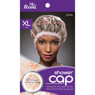 ANNIE - Ms. Remi Shower Cap X-LARGE PINK FLORAL #3545