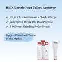 KISS - RED ELECTRIC FOOT CALLUS REMOVER