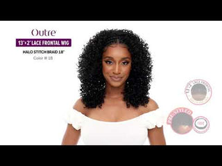 OUTRE - 13x2 LACE FRONTAL WIG - HALO STITCH BRAID 14 - HT