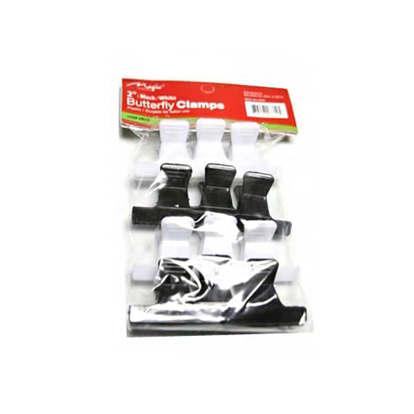 MAGIC COLLECTION - Butterfly Clamps BLACK/WHITE 2