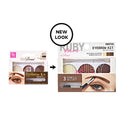 KISS - RUBY KISSES EYEBROW KIT W STENCILS CHOCOLATE BROWN