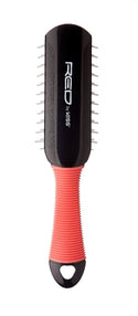 KISS - RED 9 ROWS VOLUMIZING DETANGLE BRUSH (BSH41)