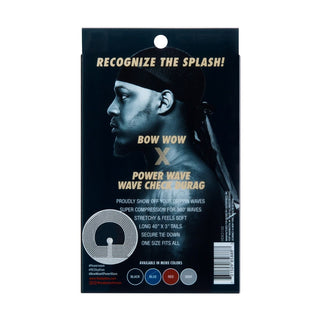 KISS - RED PREMIUM WAVE CHECK DURAG RED