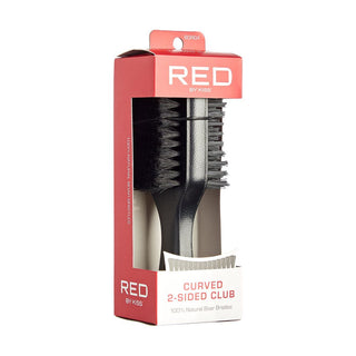 KISS - RED INJECTION BOAR BRUSH DUAL (CL)
