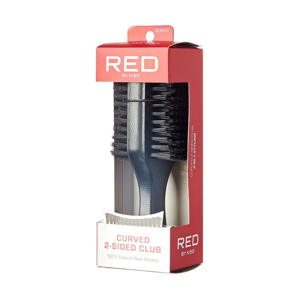 KISS - RED INJECTION BOAR BRUSH DUAL (CL)