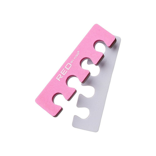 KISS - RED PEDICURE TOE SEPARATORS PINK