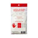 KISS - RED POWDER-FREE LATEX GLOVES MEDIUM 10CT