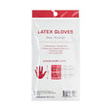 KISS - RED BLACK LATEX GLOVES 6 PCS X-LARGE