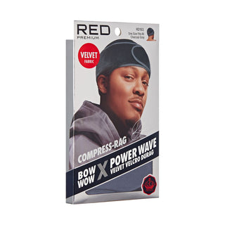 KISS - RED POWER WAVE COMPRESS-RAG VELVET CHARCOAL GRAY