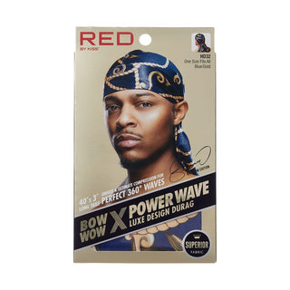 KISS - RED LUXE DURAG BLUE GOLD