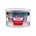 KISS - RED 360 3-SIDES MINI EDGE BRUSH