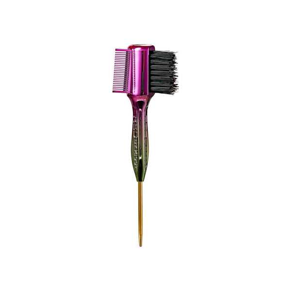 KISS - RED 360 3-SIDES MINI EDGE BRUSH