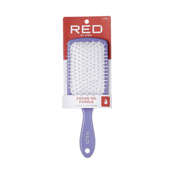 KISS - RED PROFESSIONAL ARGAN OIL PADDLE BRUSH (BSH08)