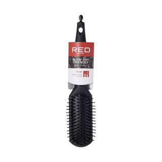 KISS - RED RUBBERIZED PADDLE BRUSH (SMALL)