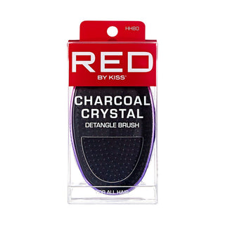 KISS - RED CRYSTAL CHARCOAL DETANGLE BRUSH