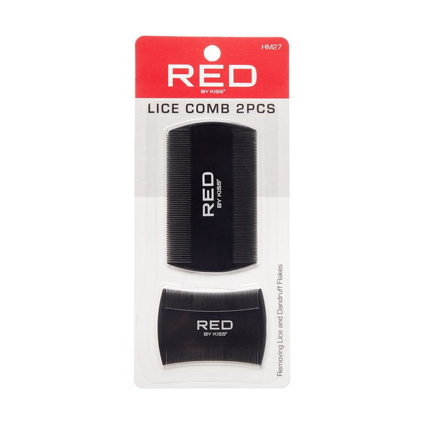 RED BY KISS LICE COMB 2pcs #HM27