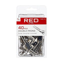 KISS - RED 1 3/4' DOUBLE PRONG CLIP 40PCS