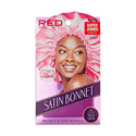 KISS - RED PREMIUM SILKY SATIN BONNET (ASSORTED & SUPER JUMBO)