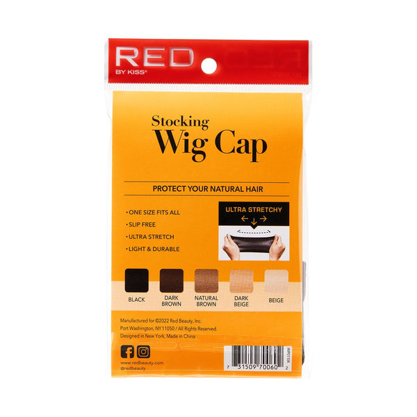 KISS - RED 5PCS WIG CAP (5 IN 1 & BLACK)