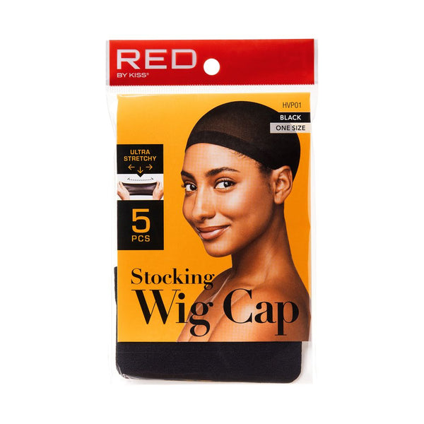 KISS - RED 5PCS WIG CAP (5 IN 1 & BLACK)