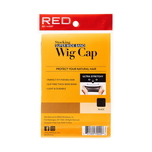 KISS - RED SUPER WIDE BAND WIG CAP (2PCS IN PACK)