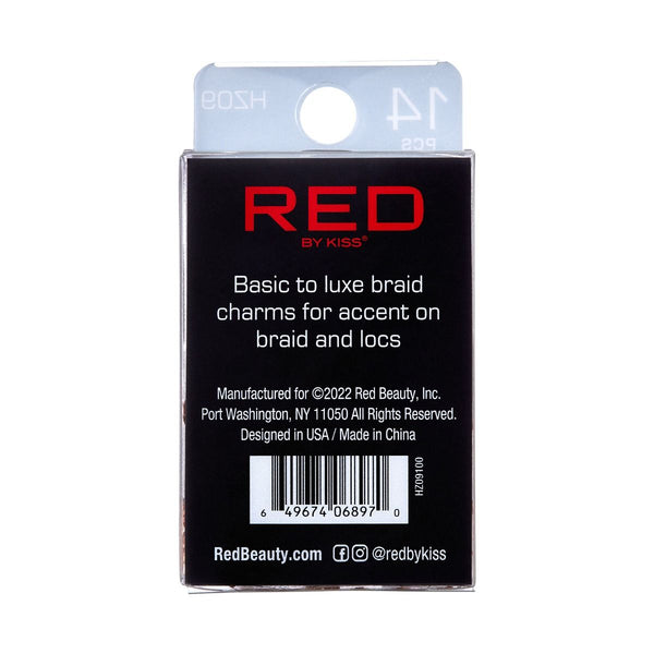 KISS - RED BRAID CHARM CLASSY HZ09