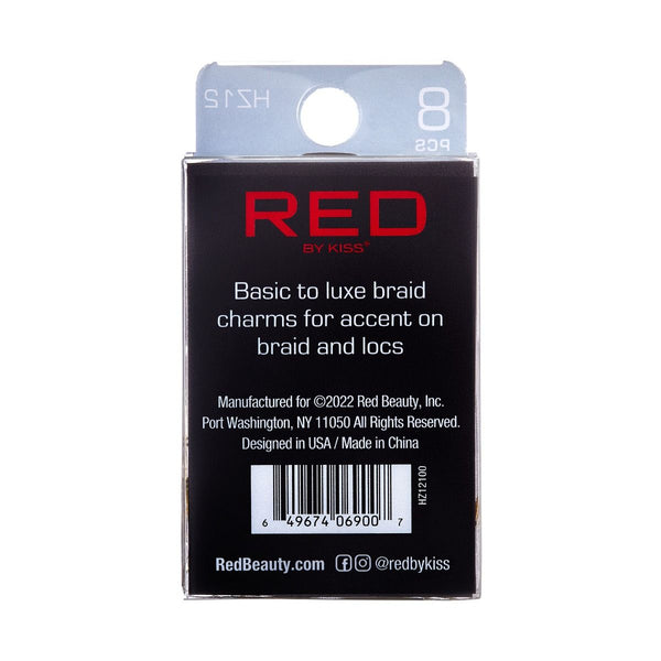 KISS - RED BRAID CHARM CLASSY HZ12