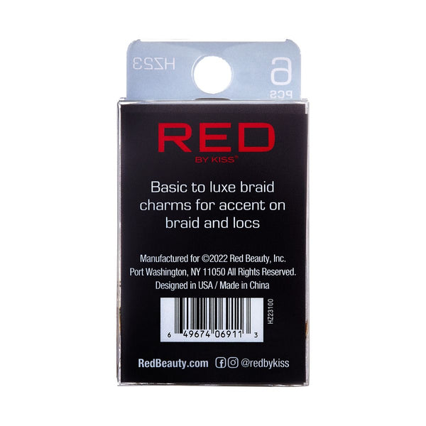 KISS - RED BRAID CHARM CLASSY HZ23