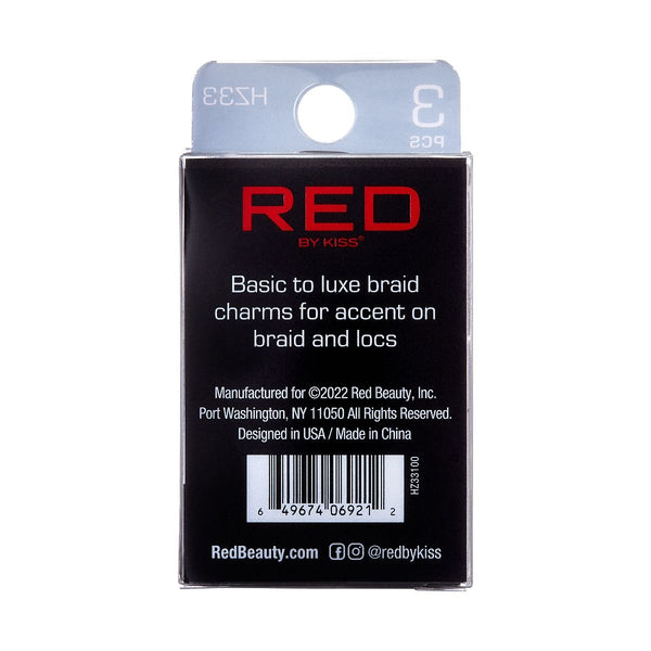 KISS - RED BRAID CHARM CLASSY HZ33