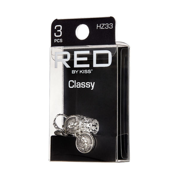 KISS - RED BRAID CHARM CLASSY HZ33