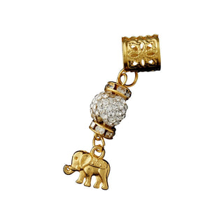 KISS - RED BRAID CHARM STYLISH CLIP ELEPHANT HZ35