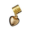 KISS - RED BRAID CHARM CLASSY CLIP HEART HZ36
